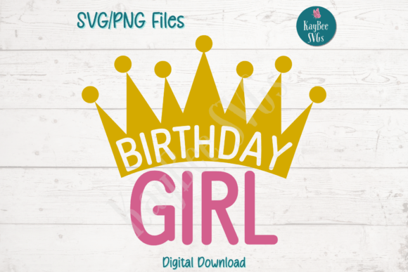 Birthday Girl Crown Graphics