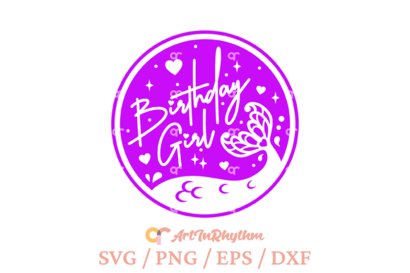 Birthday Girl Svg, Birthday Mermaid Svg
