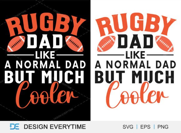 Rugby Dad Like a Normal Dad but Cooler