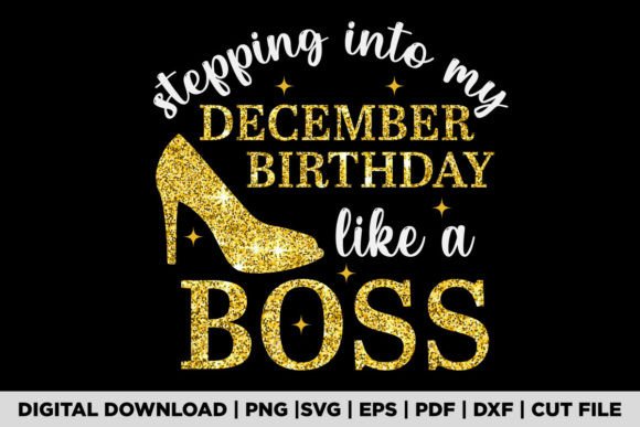 Stepping into My December Birthday Like Graphics