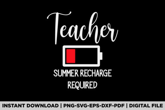 Teacher Summer Recharge Required Graphics